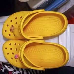 Yellow CROCS
